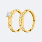 Modern Minimal Gold Floral Bracelet Jewelry for Girls